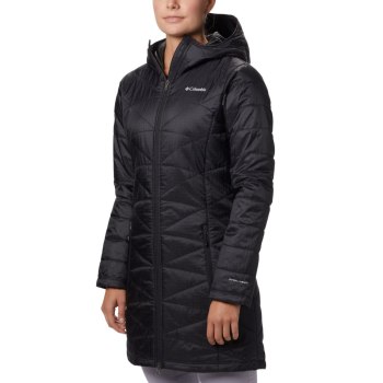 Columbia Mighty Lite Hooded, Chamarras Negros Para Mujer | 489135-CMQ